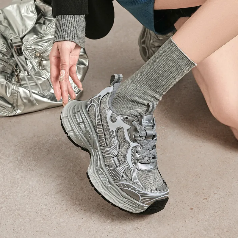 EBLAN Low Top Chunky Sneakers Women's-2
