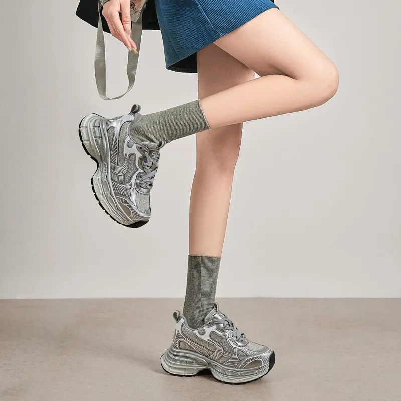 EBLAN Low Top Chunky Sneakers Women's-6