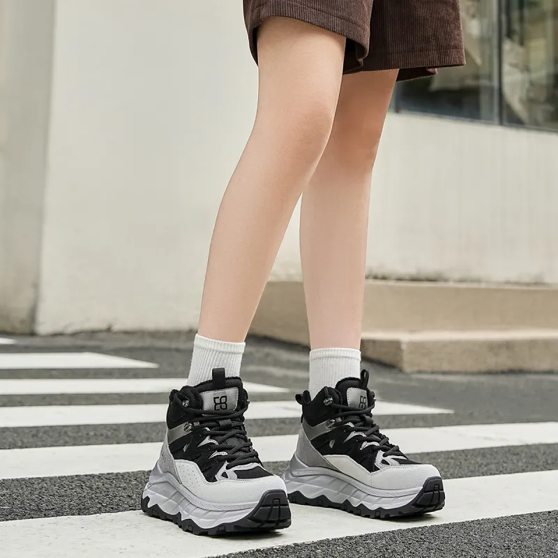 EBLAN Chunky Sneakers Women's Gray-5