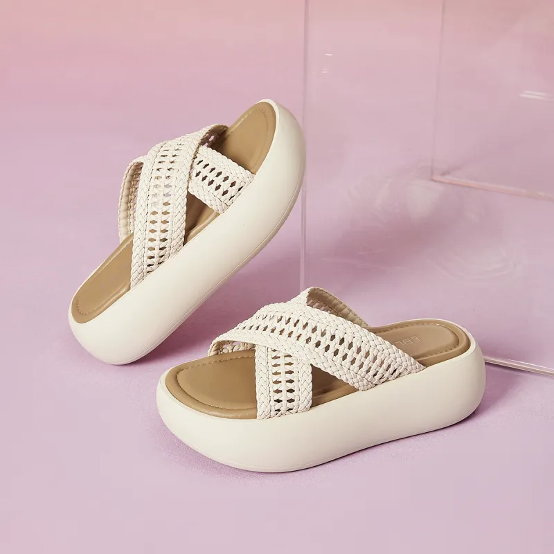 EBLAN Slip Resistant Abrasion Resistant Slide Slippers Women's-2