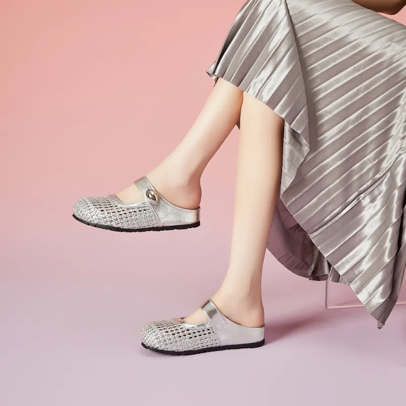 EBLAN Closed Toe Slippers Women's-10
