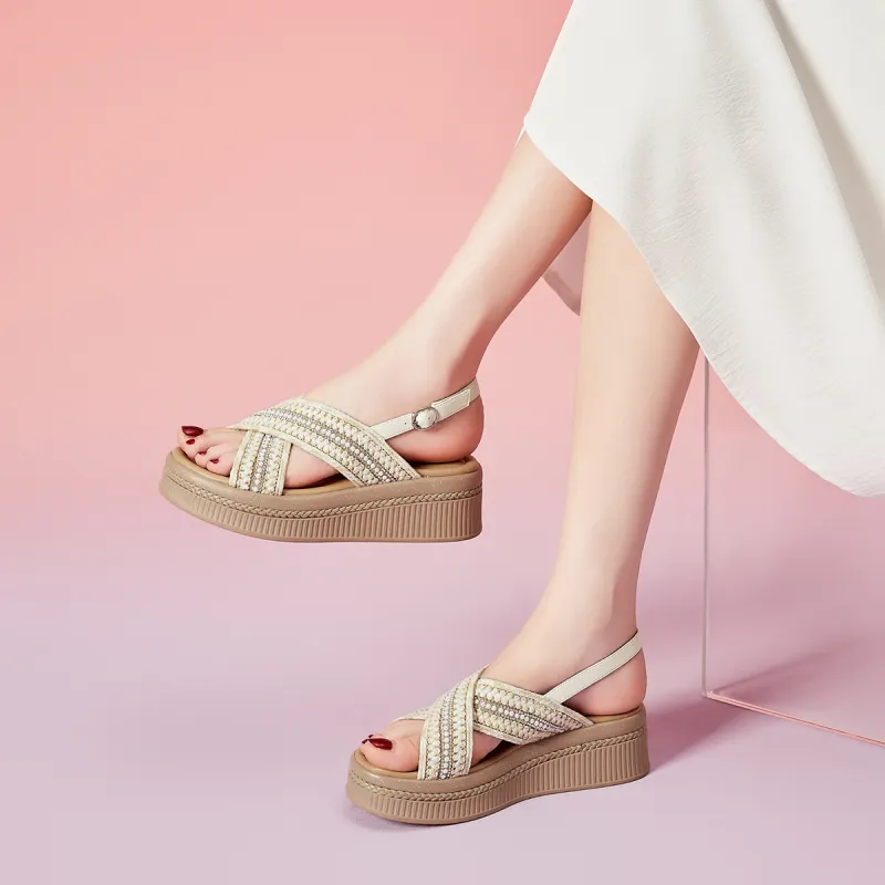 EBLAN One Strap Sandals Women's-4