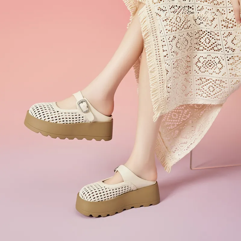 EBLAN Closed Toe Slippers Women's-4