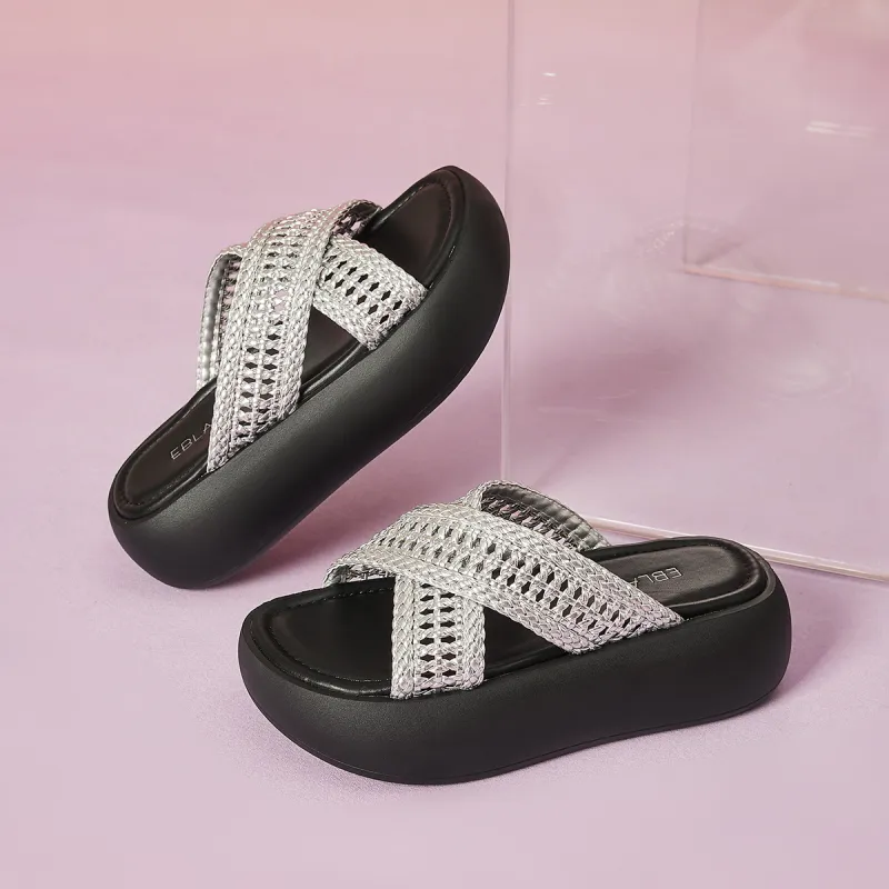 EBLAN Slip Resistant Abrasion Resistant Slide Slippers Women's-8
