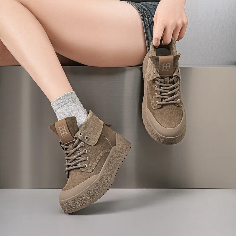EBLAN Ankle Boots Women's Sand-4