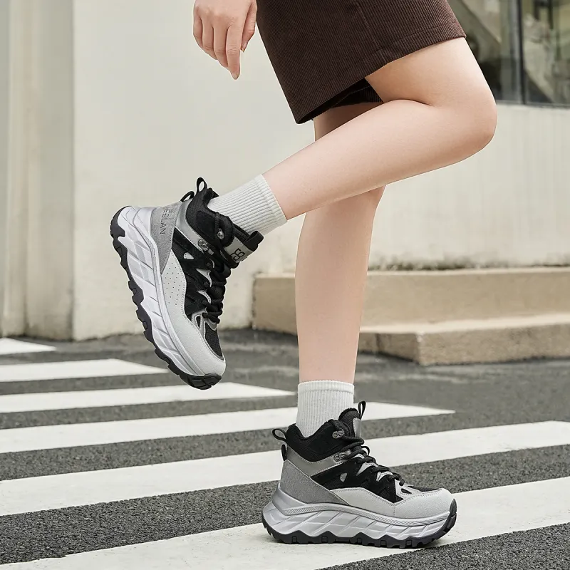 EBLAN Chunky Sneakers Women's Gray-4