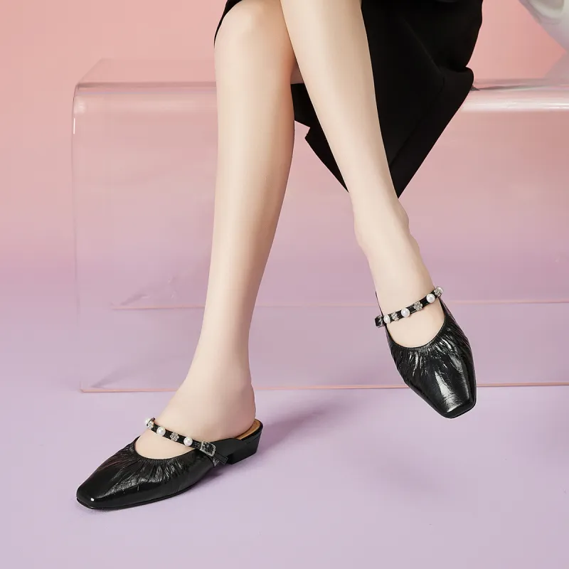 EBLAN Closed Toe Slippers Women's-11