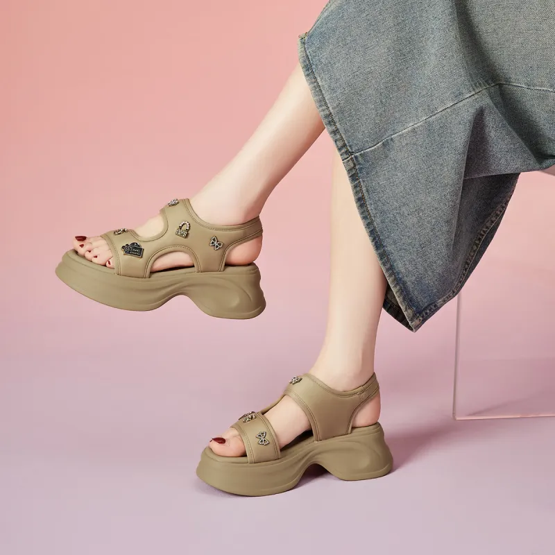 EBLAN One Strap Sandals Women's-5
