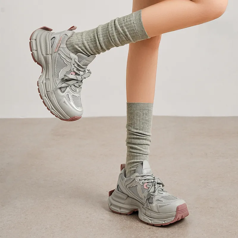 EBLAN Slip-Resistant Low-Top Chunky Sneakers Women's-10