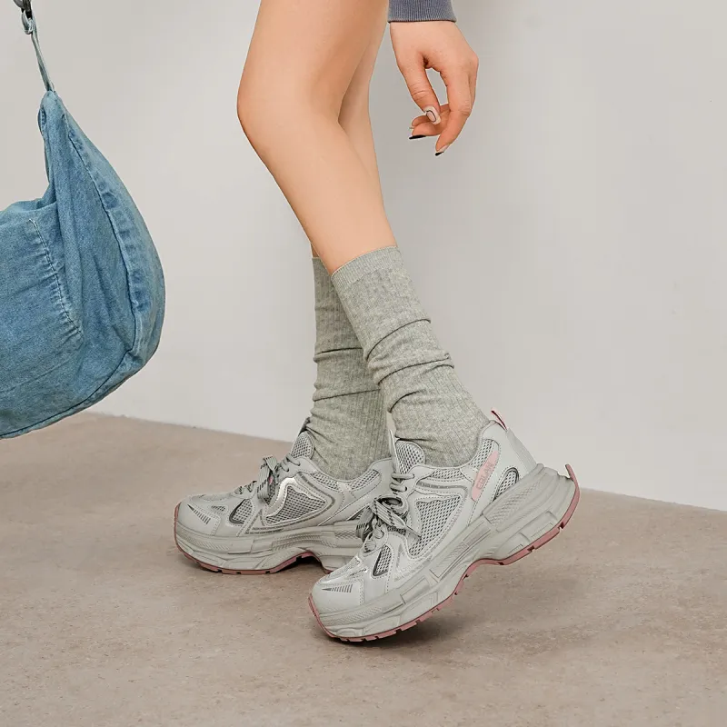 EBLAN Slip-Resistant Low-Top Chunky Sneakers Women's-11
