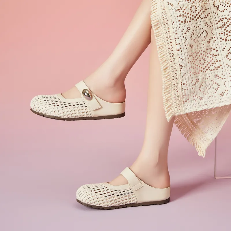 EBLAN Closed Toe Slippers Women's-5