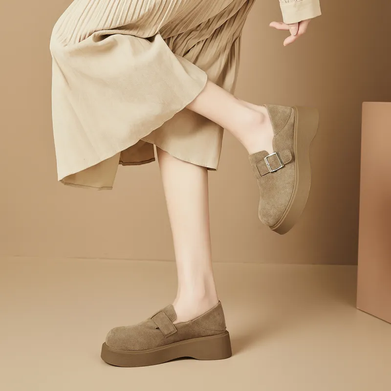 EBLAN Women's Casual Shoes Women's Sand-4