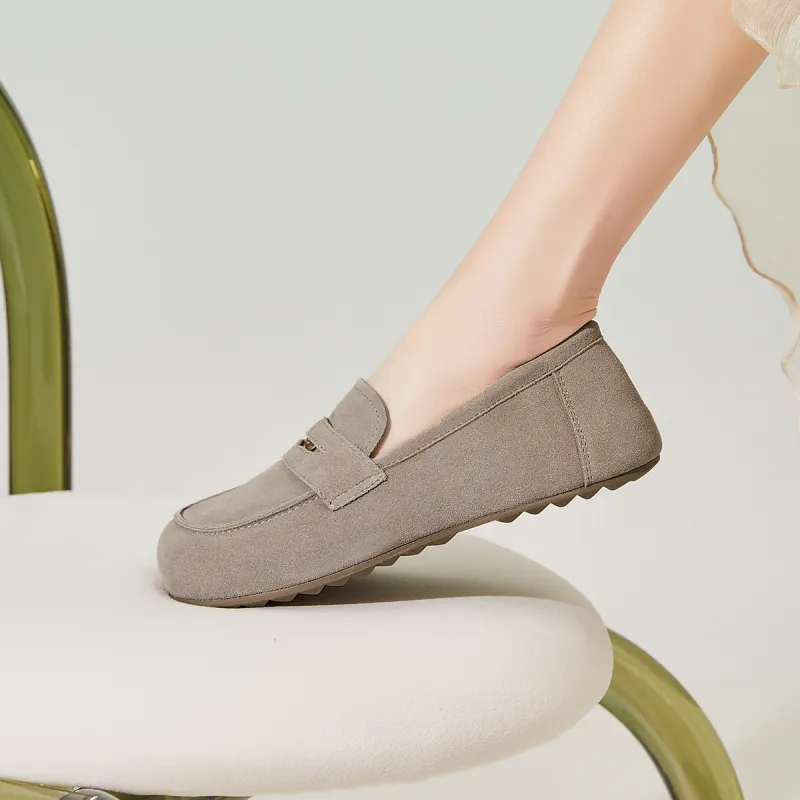 EBLAN Loafers Women's Apricot-9