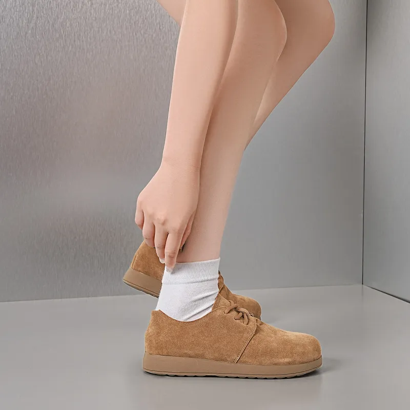 EBLAN Women's Casual Shoes Women's Camel-4