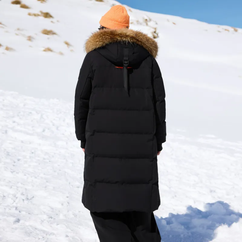 SNOW FLYING Snowy Collection Long Down Coats Unisex-9