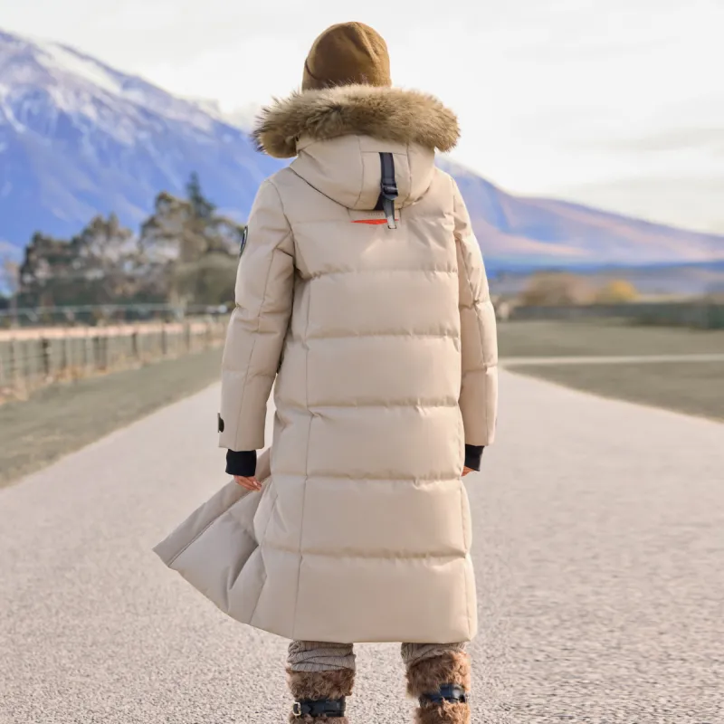 SNOW FLYING Snowy Collection Long Down Coats Unisex-19