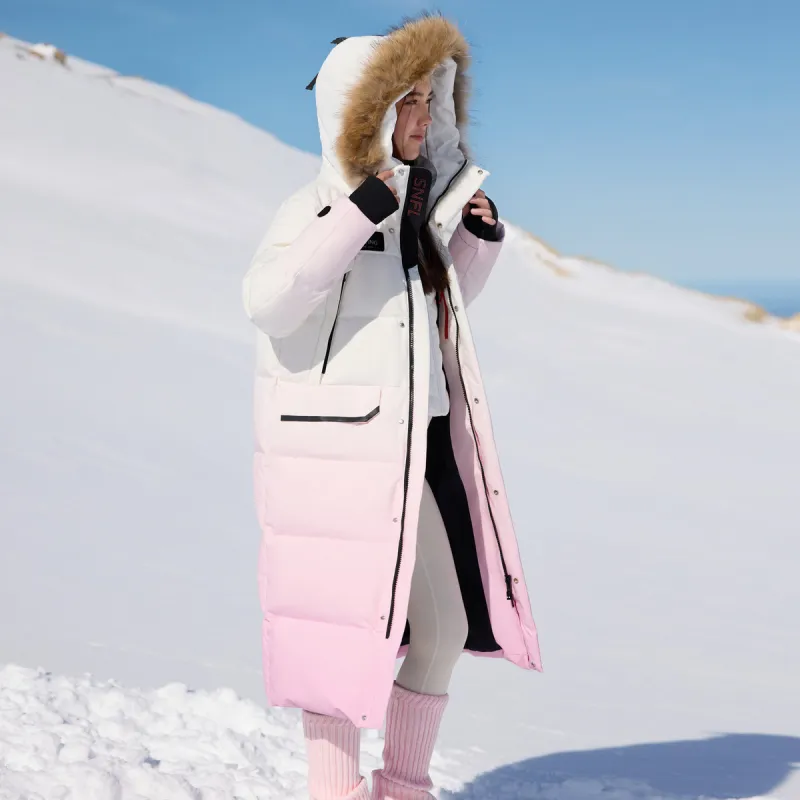 SNOW FLYING Snowy Collection Long Down Coats Unisex-13