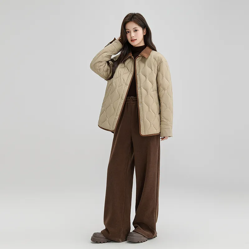 SNOW FLYING Cropped Down Jackets Women's-8