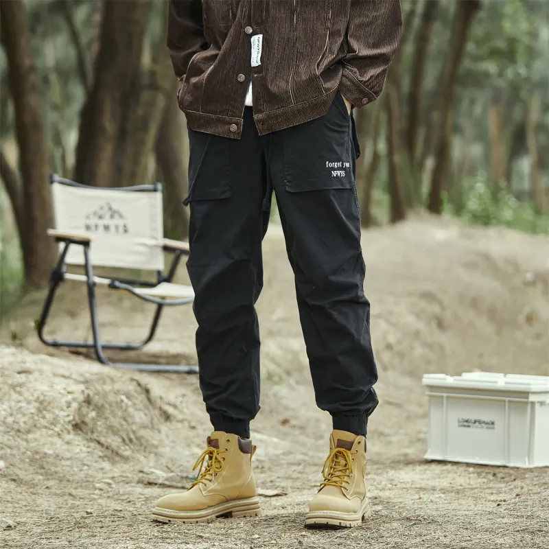 NFWYS Cargo Pants Unisex Black-2