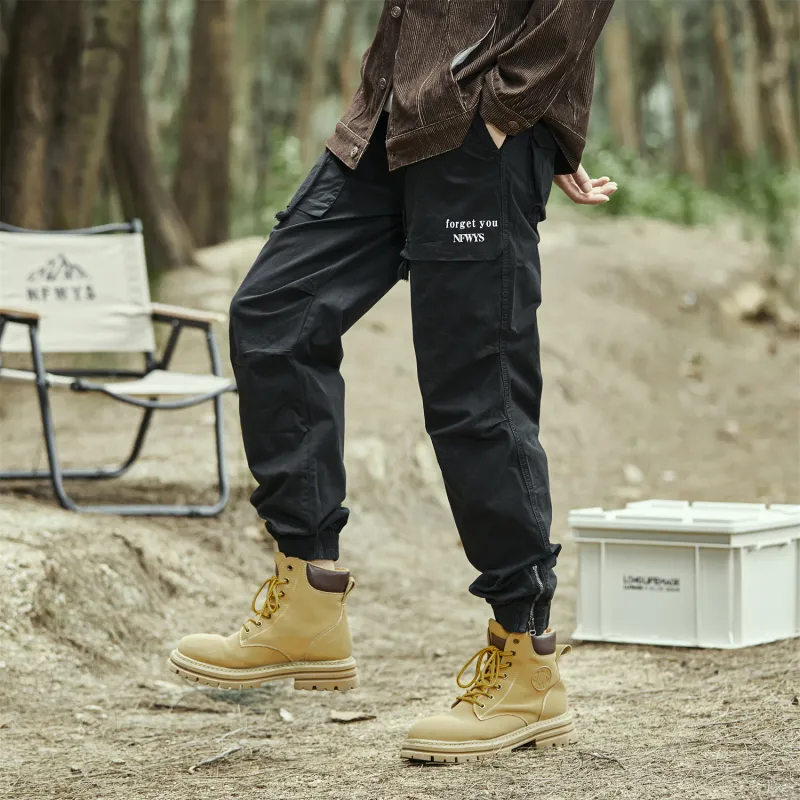 NFWYS Cargo Pants Unisex Black-6