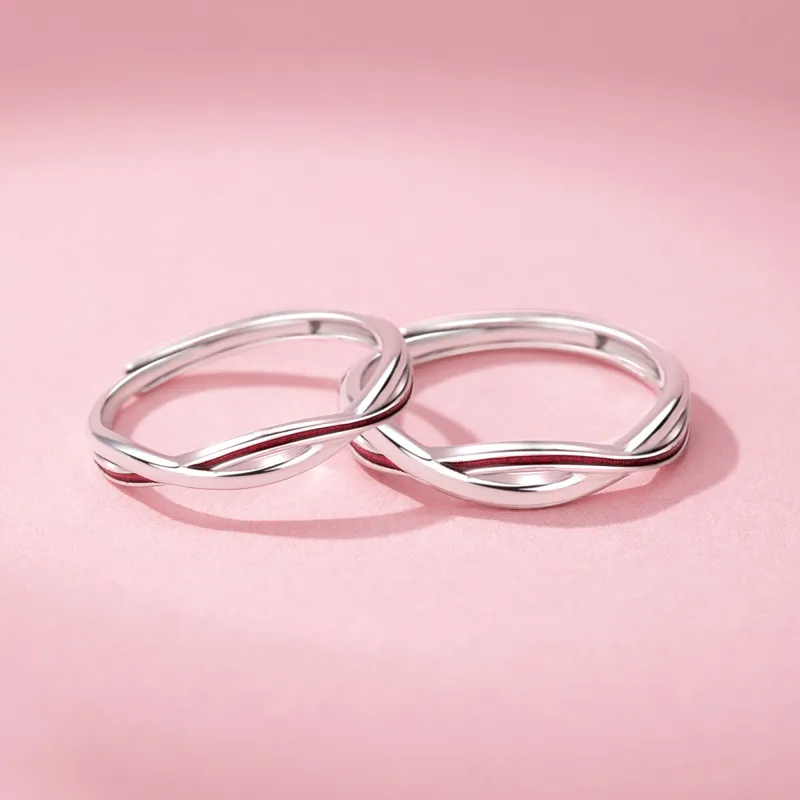 AHK S999 Fine Silver Rings Unisex-1