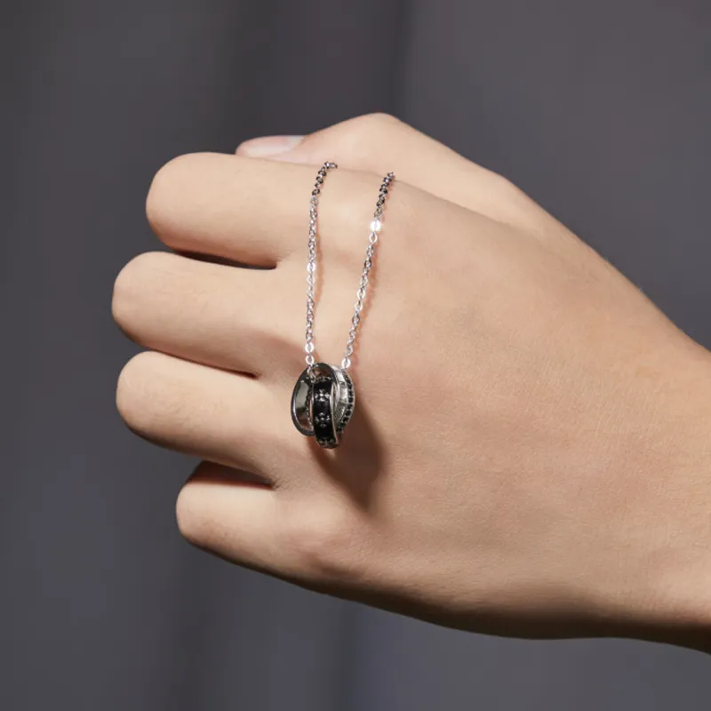 AHK S925 Silver Necklaces Men's-6
