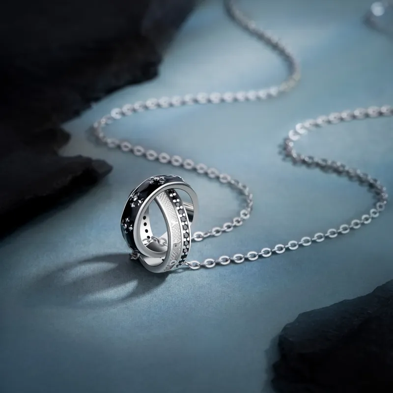 AHK S925 Silver Necklaces Men's-2