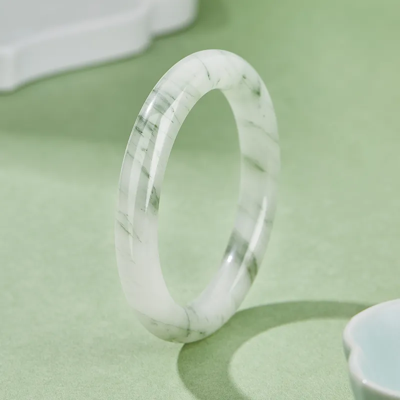 AHK Natural Tianshan Jade Bangles Women's-1