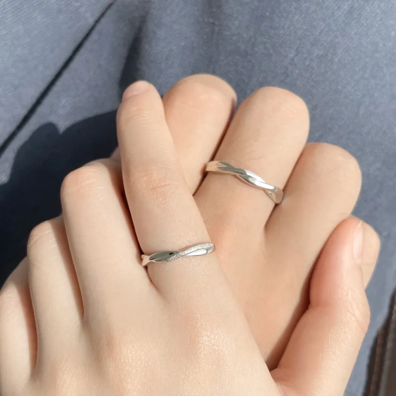 AHK S999 Fine Silver Rings Unisex-3