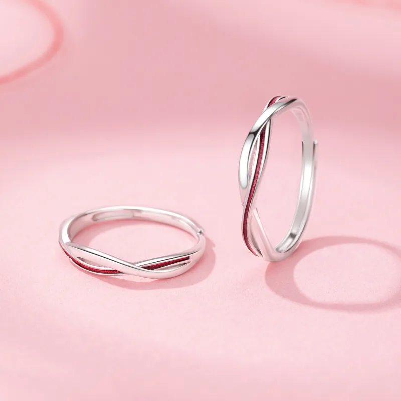 AHK S999 Fine Silver Rings Unisex-5