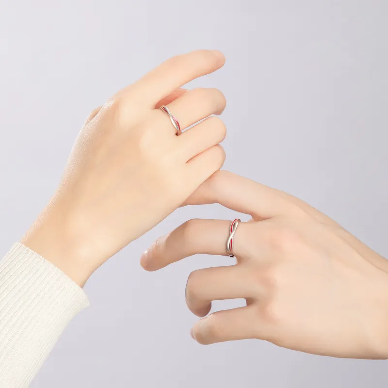 AHK S999 Fine Silver Rings Unisex-4