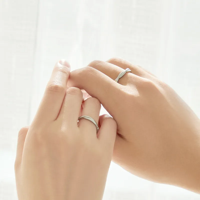 AHK S999 Fine Silver Rings Unisex-5