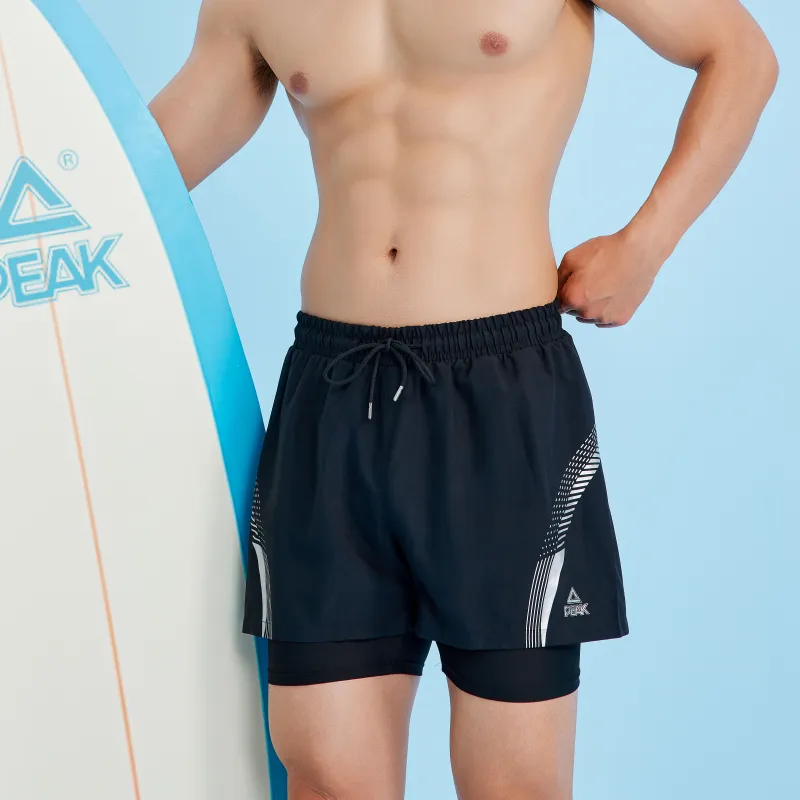 PEAK Swimming Shorts Men's Black-2