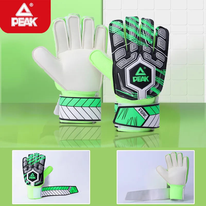 PEAK Goalkeeper Gloves Natural Latex Elastane EVA Unisex-3
