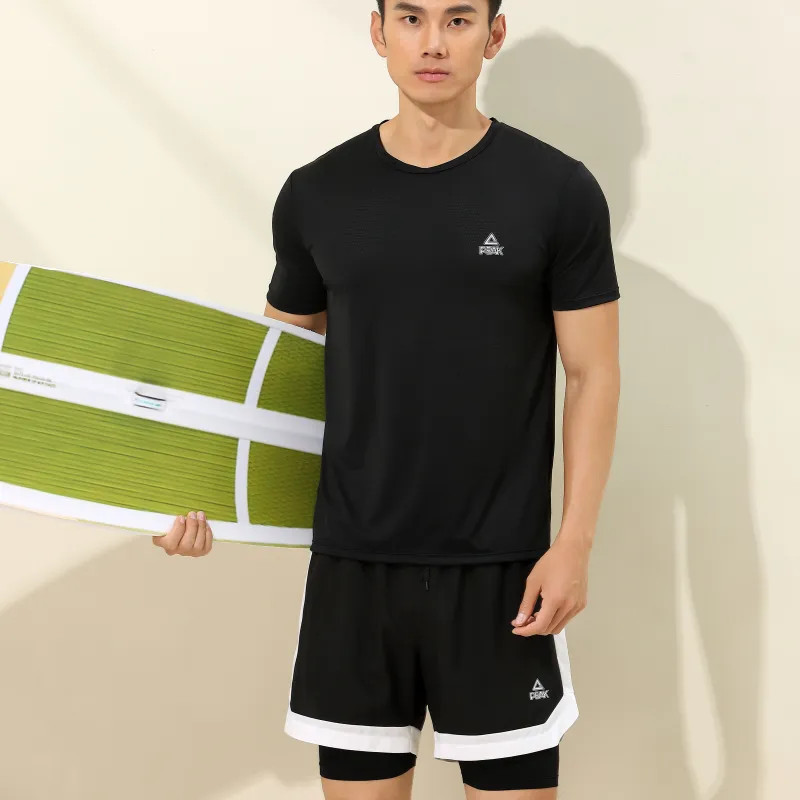PEAK Casual Swimsuit Unisex Black White-1
