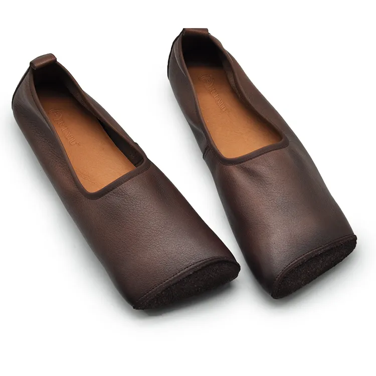 ARTMU Casual Single Shoes Women's Coffee-4