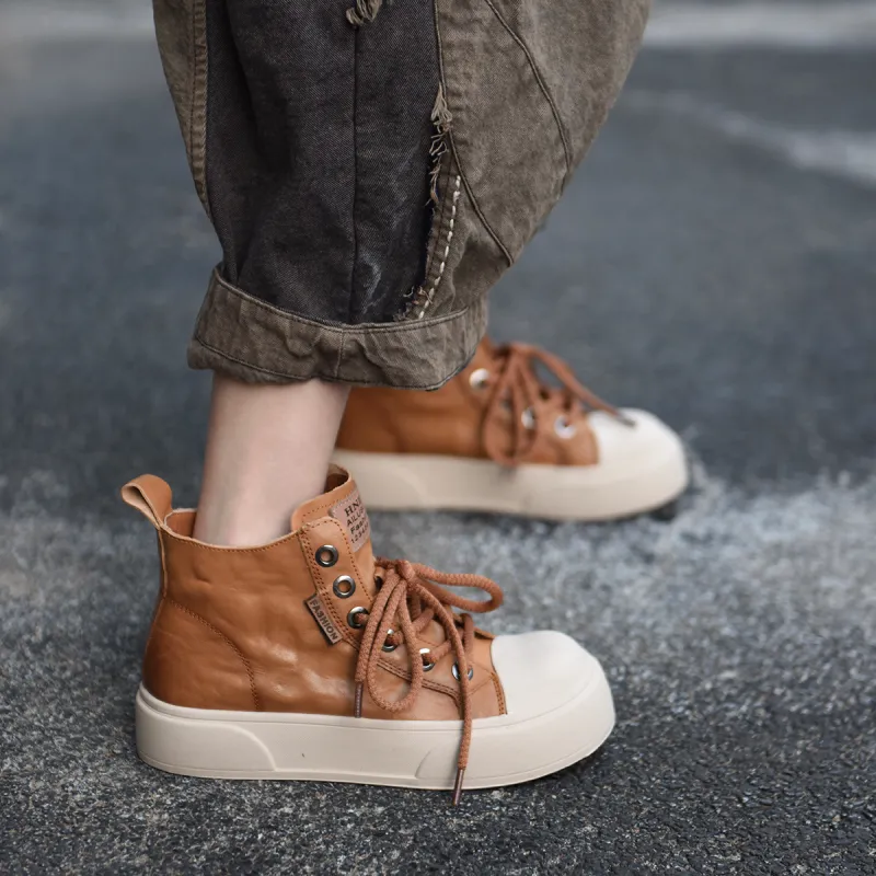 ARTMU High Top Casual Shoes Women's-17