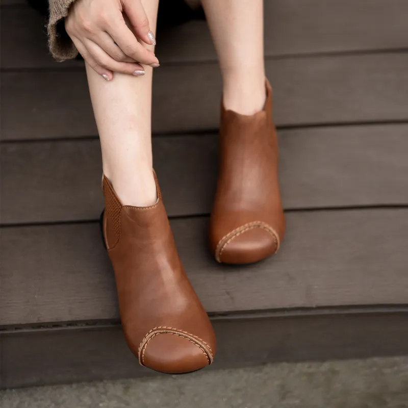ARTMU Ankle Boots Women's Brown/Black-6