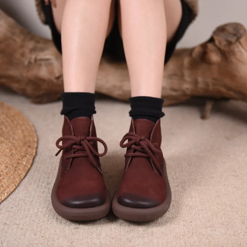 ARTMU Ankle Boots Women's Black/Light Red-25