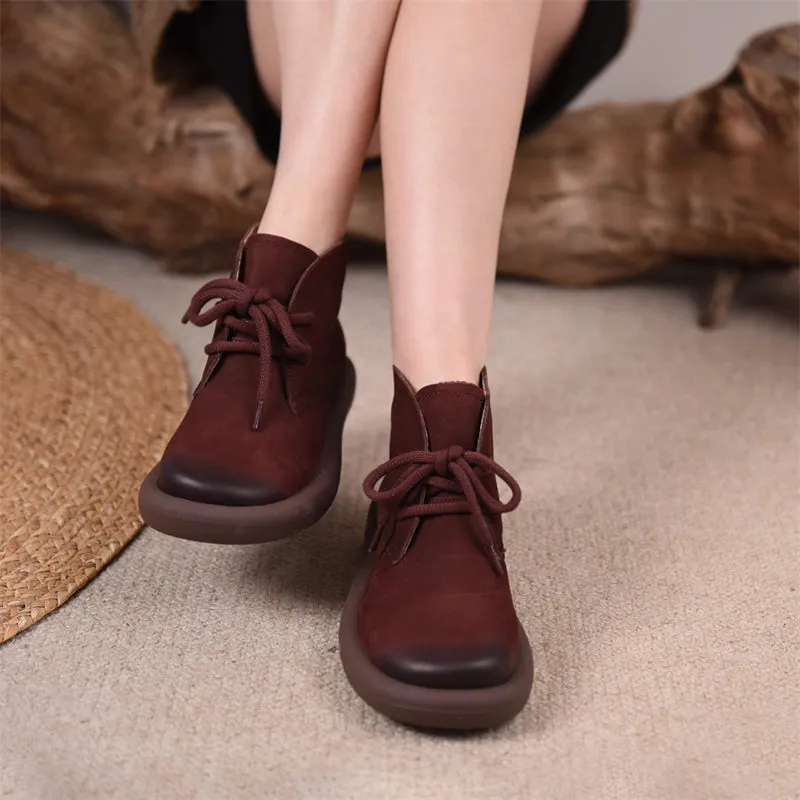 ARTMU Ankle Boots Women's Black/Light Red-24