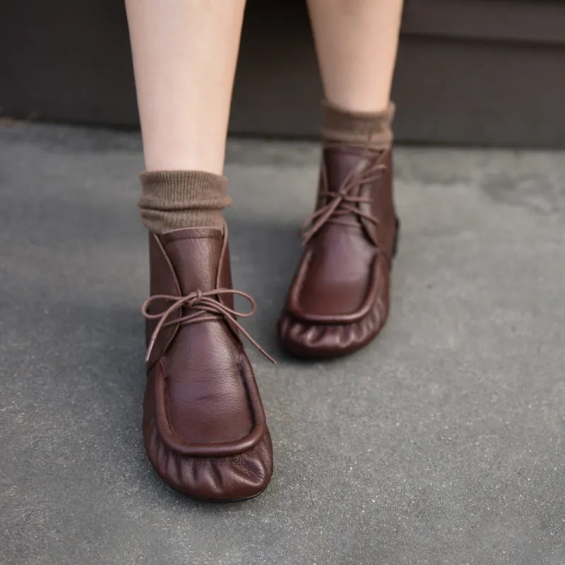 ARTMU Ankle Boots Women's Brown/Black-10