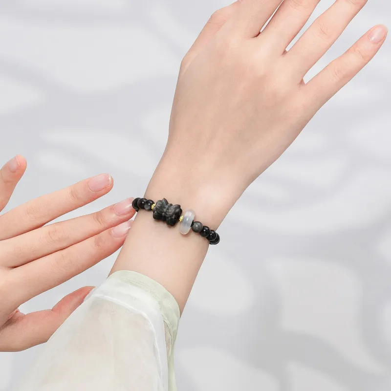 Far Mountain Joe Agate Jade Bracelets Unisex-1