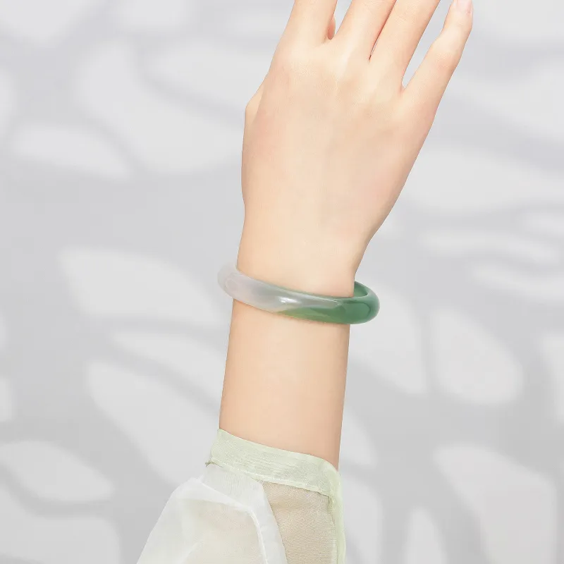 Far Mountain Joe Agate Jade Bangles Women's-2
