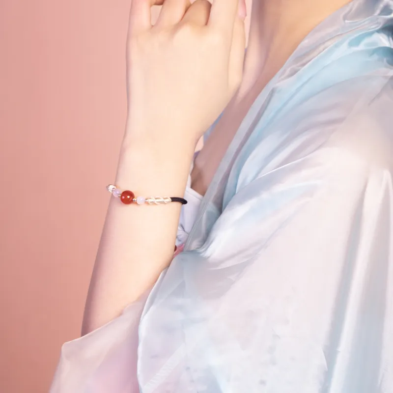 Far Mountain Joe Agate Jade Bracelets Unisex-2
