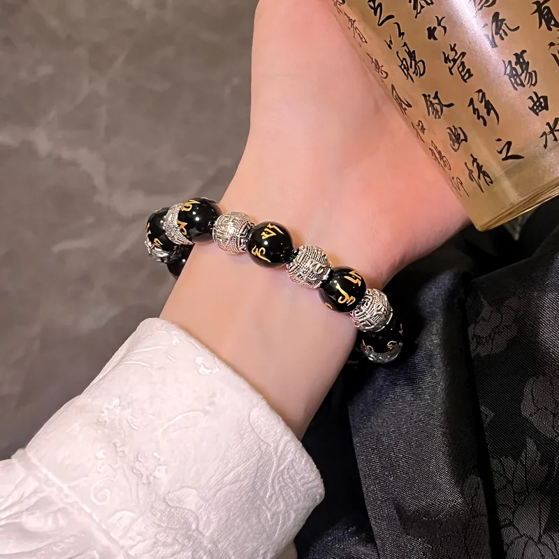 Far Mountain Joe Obsidian Bracelets Unisex-3