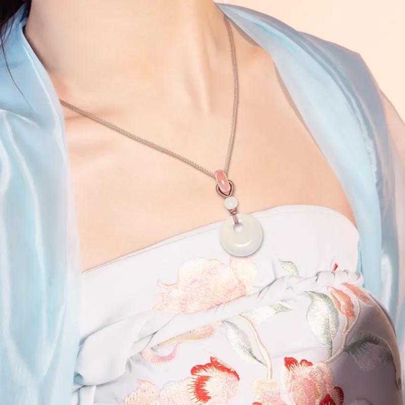 Far Mountain Joe Agate Necklaces Unisex-4
