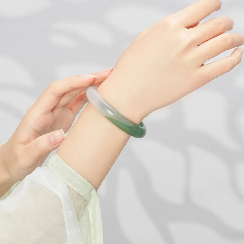 Far Mountain Joe Agate Jade Bangles Women's-5