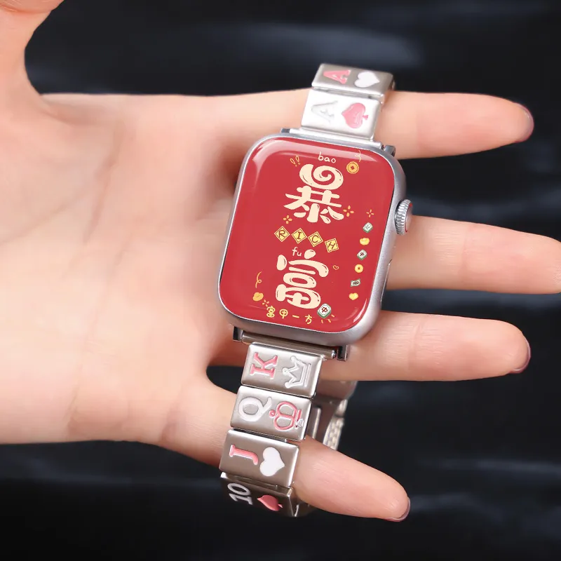 SHIRUI Compatibility Starlight Collection Apple Watch Strap Watch Band Apple Compatibility 38/42/mm Metal-11