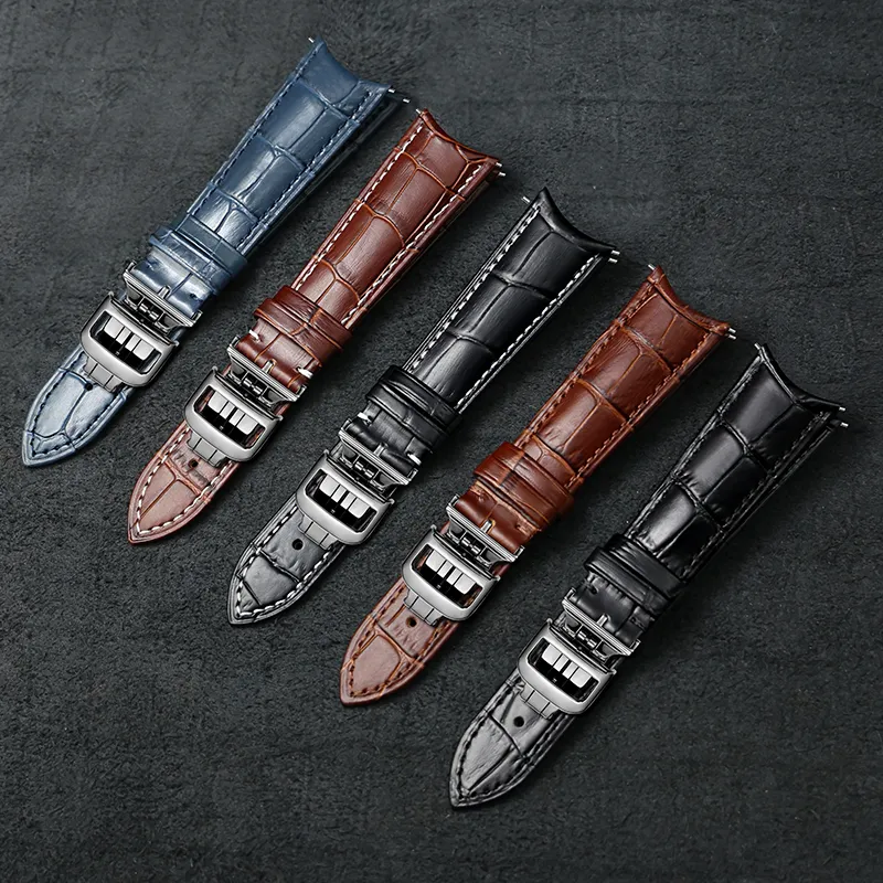 SHIRUI Genuine Leather Strap For Men Compatibility Watch Bands 19mm Unisex-4