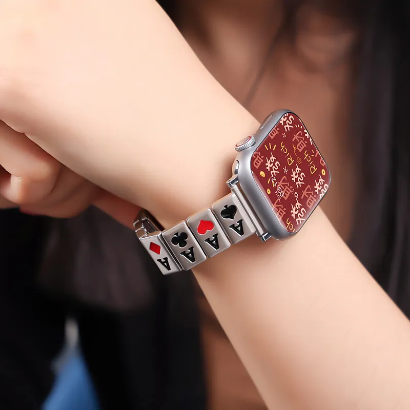 SHIRUI Compatibility Starlight Collection Apple Watch Strap Watch Band Apple Compatibility 38/42/mm Metal-17